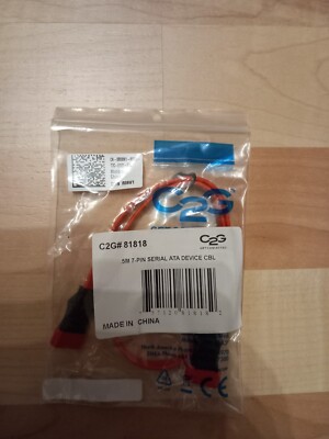 C2G 0. 5M 6Gpbs Serial ATA SATA Kabel 7 Pin Buchse auf 7 Pin Buchse Adapter