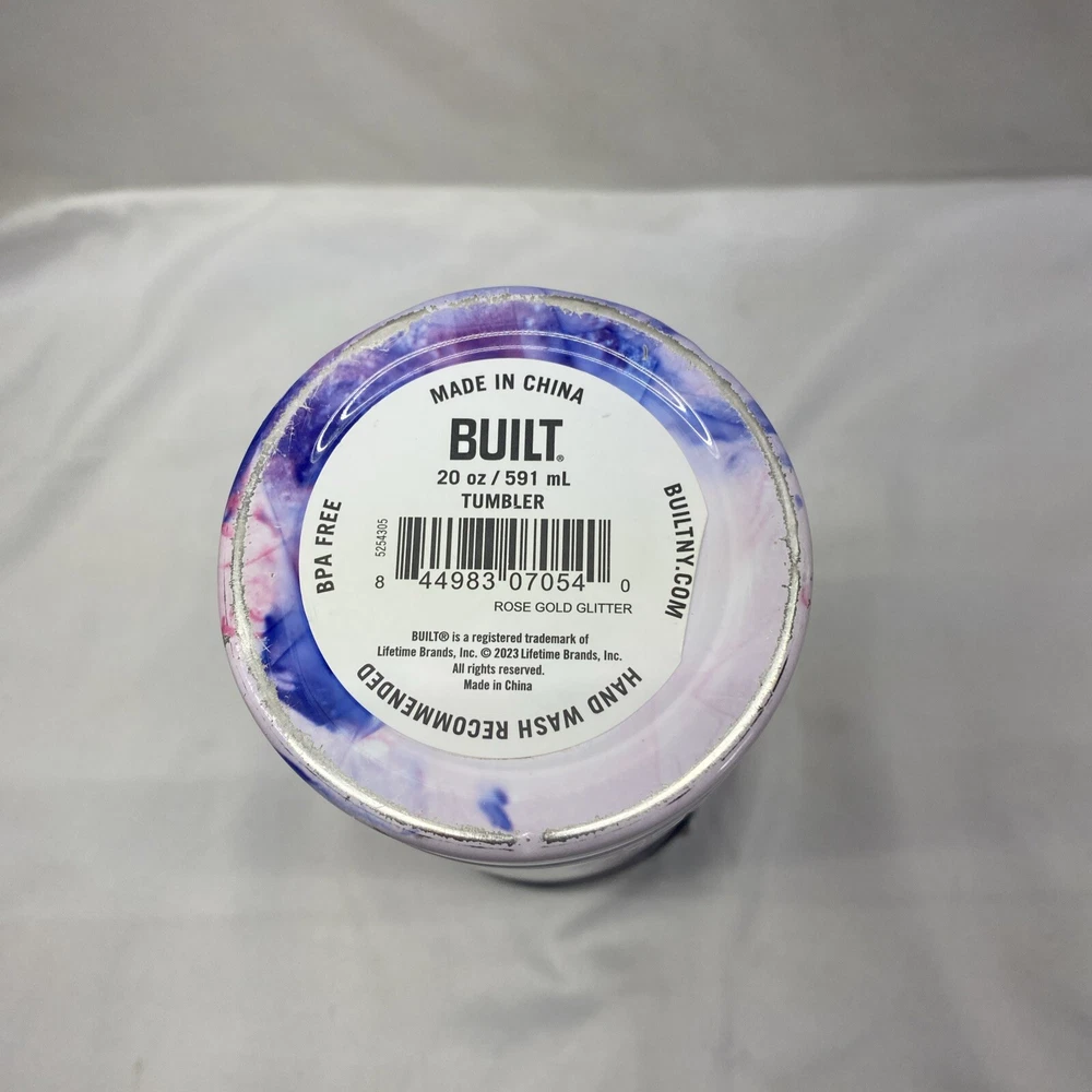 Tumbler Built Brand 20 oz Hot Or Cold