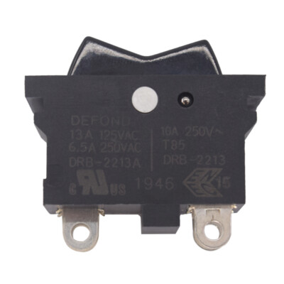 1PC Original DEFOND DRB-2213 Black Rocker Power Switch 4-pin 3 Positions 10A250V