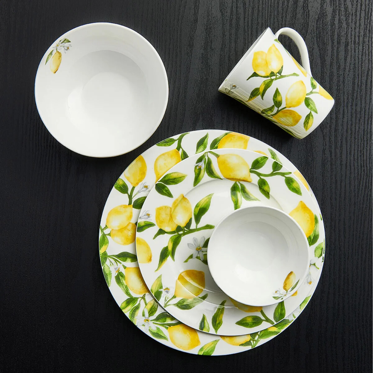 Mikasa Lemons 40-Piece Dinnerware Set - Service for 8