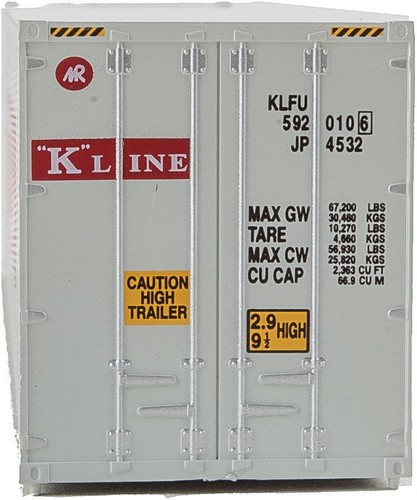 Walthers 40' Hi Cube Smooth Side Reefer Container - K-Line HO Scale - Picture 2 of 4