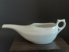 Vintage Infant Feeder Invalid Feeder Porcelain Gold Accented