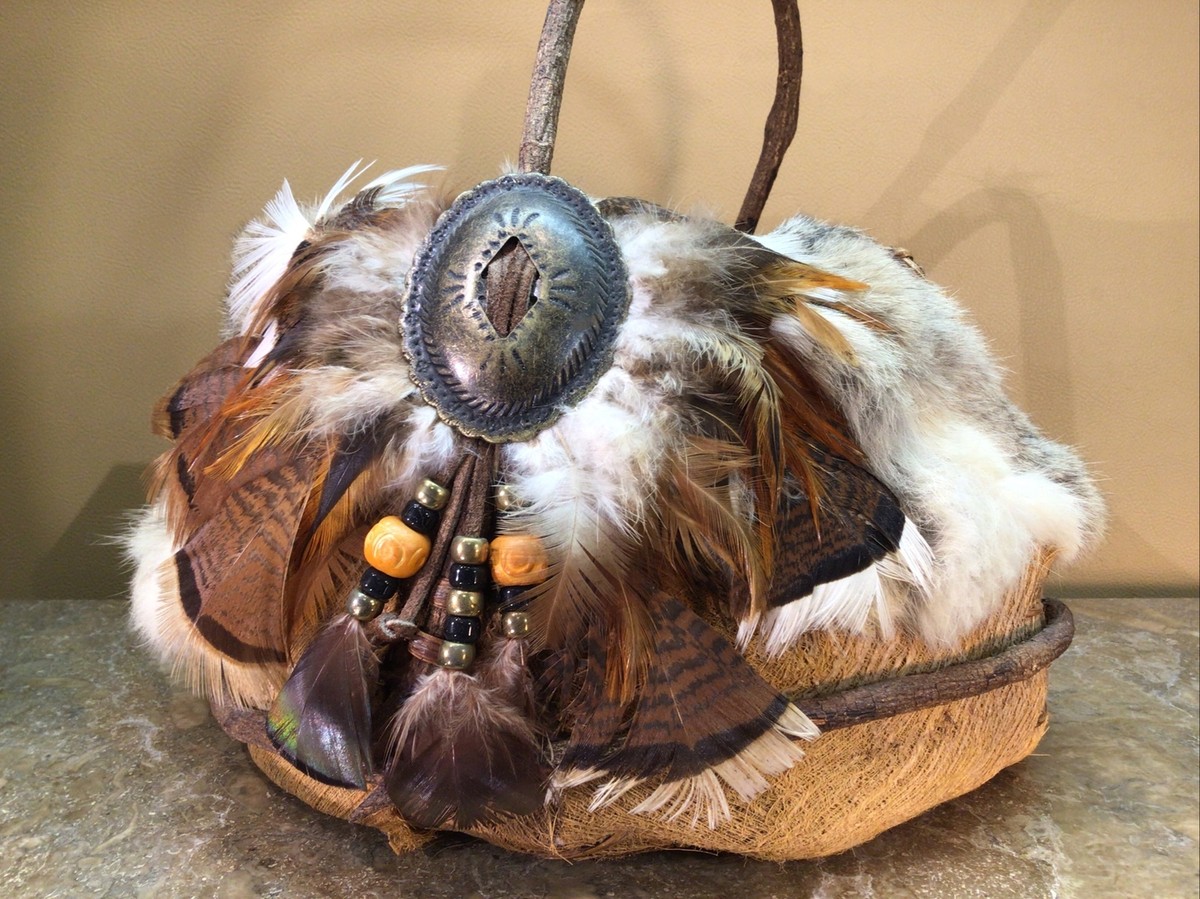 小物入れ Indian navajo Basket Vintage Southwest Navajo Inspired