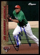 2015 International League Prospects Giovanny Urshela Auto Columbus Clippers #25
