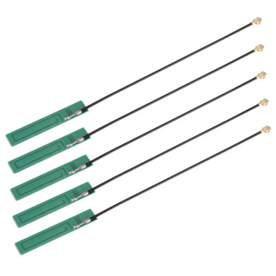 PCB GSM GPRS WCDMA Antenne 3G 3dBi 780-2170MHz U.FL Buchse 95mm Kabel 5 Stück