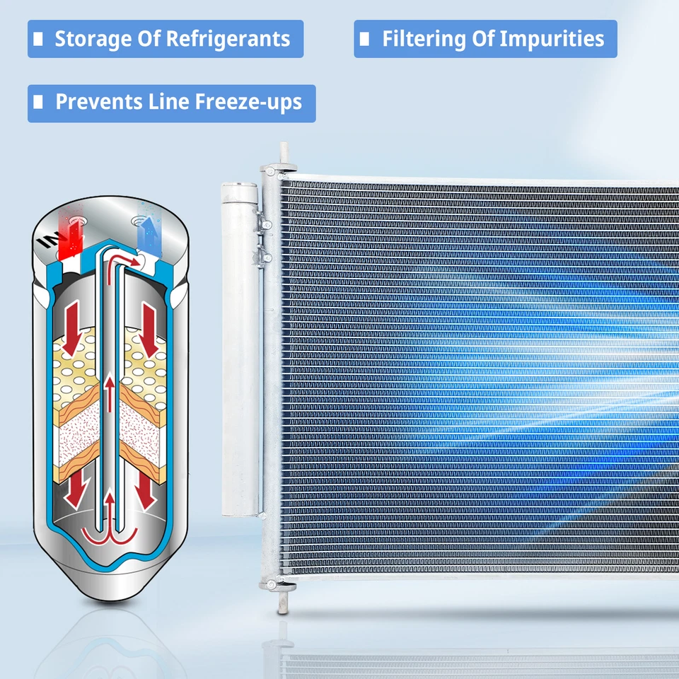 For 2014 2015 2016 2017-2021 Mini Cooper 1.5L L3 2.0L L4 A/C 4762 Condenser Core Foto 4 de 4