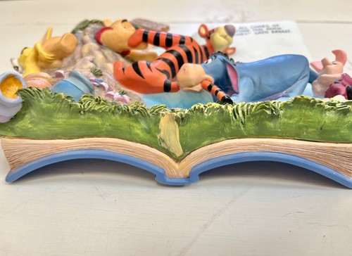 Winnie The Pooh "Too Much Honey" Bradford Exchange Book Plate Wall Hanging - Picture 4 of 9