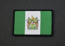 Rhodesia Flag Woven Uniform Patch Selous Scouts C Squadron SAS RSF Pamwe Chete