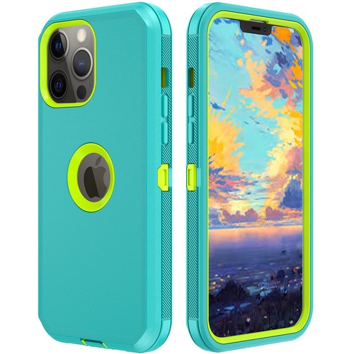 Funda resistente a prueba de golpes para iPhone 14 13 Pro Max 12 11 XR + vidrio templado - Imagen 20 de 22