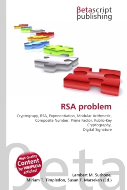 Lambert M. Surhone (u. A.) | Rsa Problem | Taschenbuch | Englisch