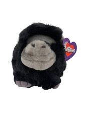 Vintage Puffkins Max Gorilla 4 1/2" Swibco Plush Stuffed Animal NEW