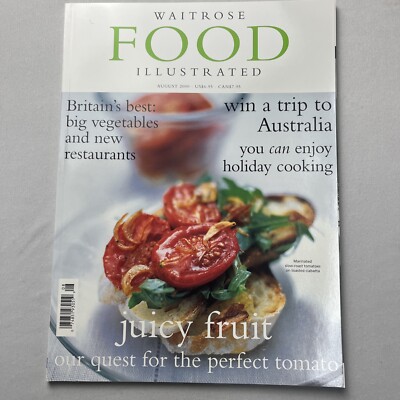 WAITROSE FOOD ILLUSTRATED Magazine UK August 2000 David Churchill, Nikki Smith