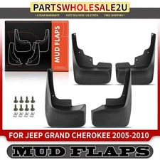 4pcs New Mud Flaps Splash Guards Mudguard for Jeep Grand Cherokee 2005-2010 SUV