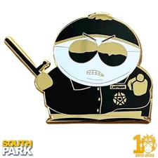 ZEN MONKEY • South Park • Officer Cartman Limited Ed • Gold Enamel • Ships Free