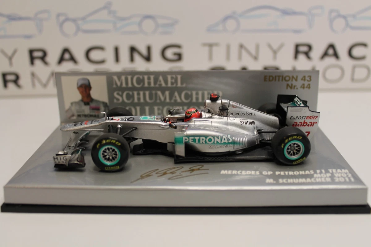 MINICHAMPS Michael Schumacher Mercedes GP Diecast Racing Cars for