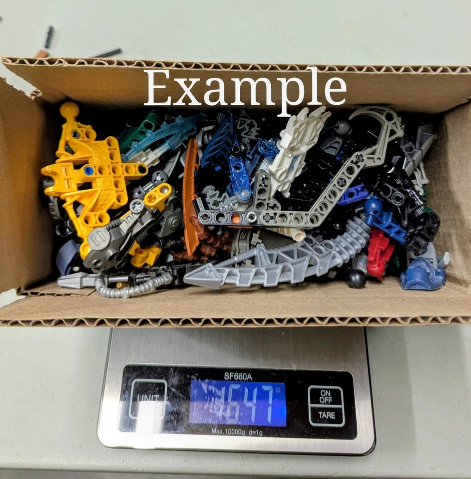 Lego Bionicle 1 Pound Of Random Pieces Parts Bulk Genuine - Image 2 of 2