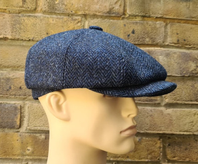 Harris Tweed Wolle Zeitungsjungenmütze - Gladwin Bond Zeitungsjungenmütze Peaky Blinder 4 Farben
