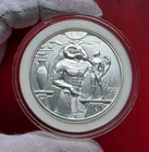 Egyptian Gods Series Khnum - 2 troy oz .999 Fine Silver High Relief Round Coin