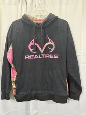 Realtree Hoodie Womens Medium Camo Pullover Hunting Outdoor Sweatshirt