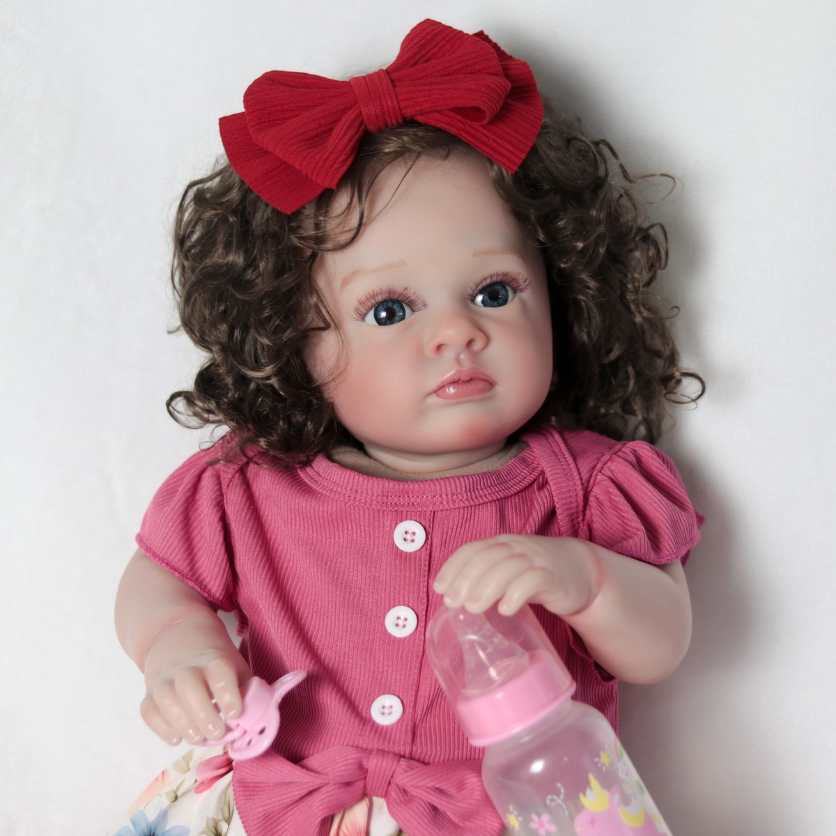 Lifelike Reborn Baby Dolls Girl 23 In Soft Vinyl Silicone