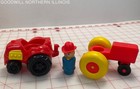 Vintage 1967 Fisher Price Play Family Farm Playset w/ Figures & Vehicle Toys — photo 4