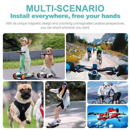 2.7K Thumb Camera WiFi Mini Body Wearable Action Sports Camera Video Recording - Picture 13 of 24