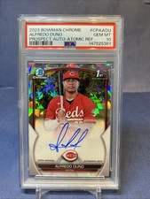 2023 Bowman Chrome-  Alfredo Duno 🔥 1st Atomic Refractor Auto /100  #CPA-ADU 💎