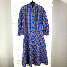 Vintage Handmade Plaid Dress