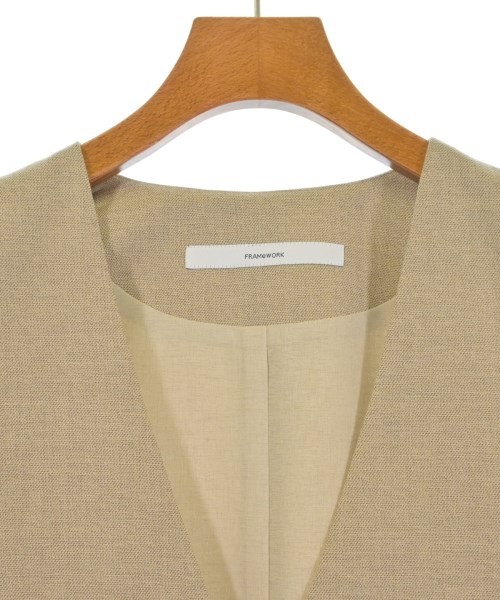 FRAMeWORK Vests Beige (Approx. L) 2200604287151 - image 4