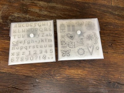 Close to My Heart Acrylix Stamp You Are My Happy Icons & Sentiments and Alphabet