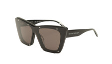 Alexander McQueen Studded Cat Eyes AM0361S Sunglasses Black Grey