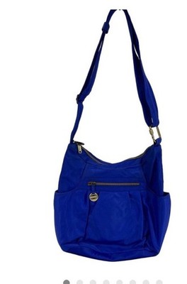 travelon Anti Theft Crossbody Manaco Bag Hobo Travel Blue Unisex Purse