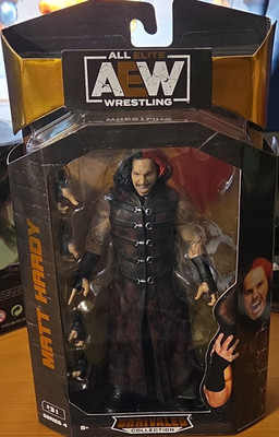 Jazwares AEW Unrivaled Collection Series 4 Matt Hardy Action Figure w/ Hands