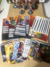 Marvel Crisis Protocol Asgardians Lot 6 Figures Thor Loki Hela Angela W/ Cards