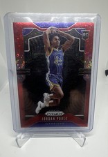 2019-20 Panini Prizm - Rookie Jordan Poole #272 Red Fast Break Prizm /125 (RC)