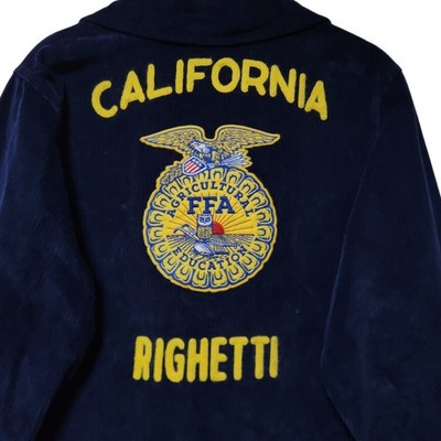 Superb 90S Ffa Jacket Farmers California Navy Corduroy L Xl | eBay