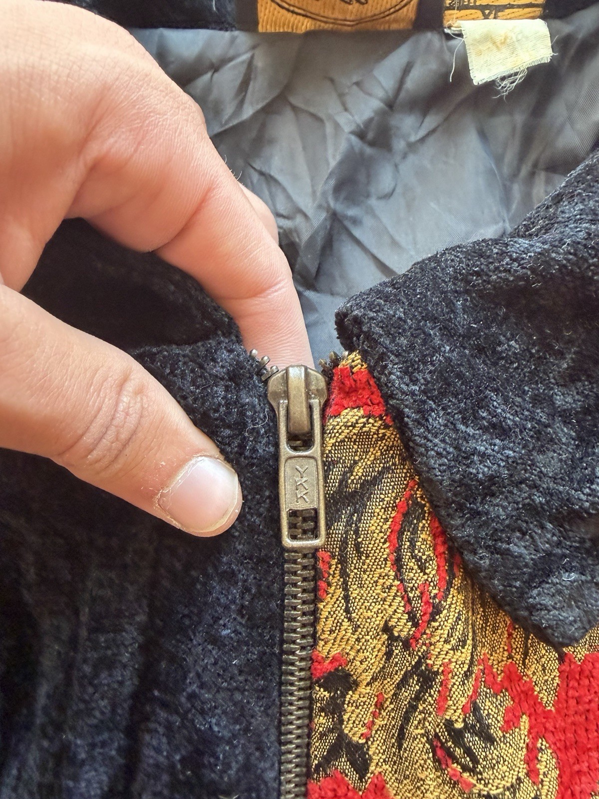 Allure Patchwork Embroidered Collared Zip Jacket … - image 4