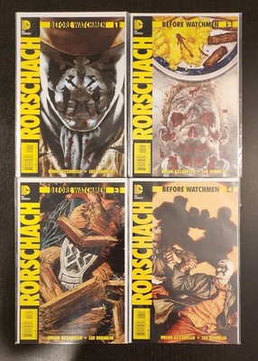 DC COMICS BEFORE WATCHMEN: RORSCHACH (2012-2013) 1-4 AZZARELLO VF/NM