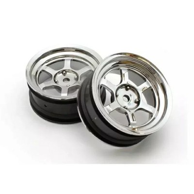 Kyosho RAYS TE37V Wheels 5mm Offset (FZD2/Plated/Pack of 2) [FAH709SM]
