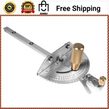 WEN WA1401 Steel and Brass Premium Miter Gauge, 27 Angle Stops