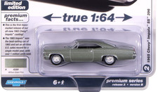Auto World Vintage Muscle Willow Green Poly 1965 Chevy Impala Ss 396 164 Car