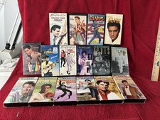 Elvis Presley 16 VHS Lot 11 Movies 5 performance tapes
