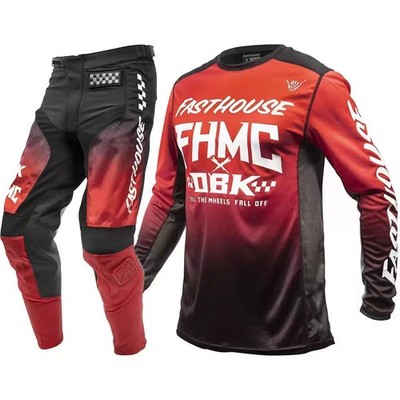 Fasthouse Racing Motocross Jersey& Pants Dirt Bike Enduro Cycling ATV Offroad MX