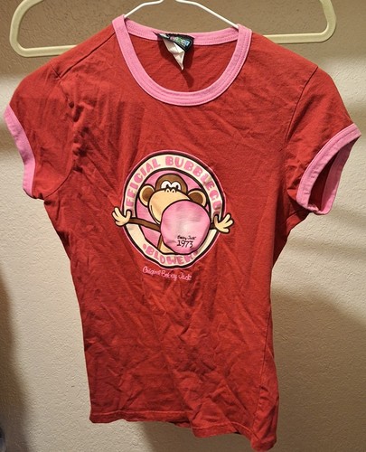 Bobby Jack Girls Large Red "Offical Bubblegum Blower" Shirt
