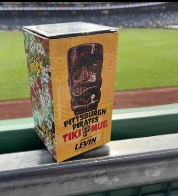Pittsburgh Pirates Tiki Mug Bucco Luau Hawaiian SGA 6/12/26 MLB