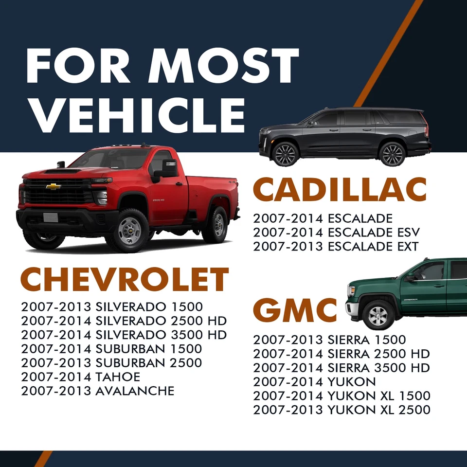 Комплект из 4 ручек передней задней двери для 2007-2014 Chevrolet Suburban 1500 - Изображение 2 из 4