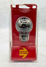 Genuine Momo Gotham Shift Knob Pogotham0blkl Leather Black Pomello Italy Nob