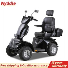1000W 4-Wheel Heavy Duty Mobility Scooter for Seniors 600lbs Capacity 60 Miles
