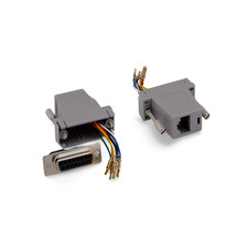 RJ45 to DB15 Female Modular Adapter - Beige
