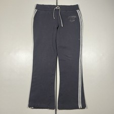 Vintage 90s Abercrombie Fitch Women's Flare Sweatpants Striped Preppy Sz Small